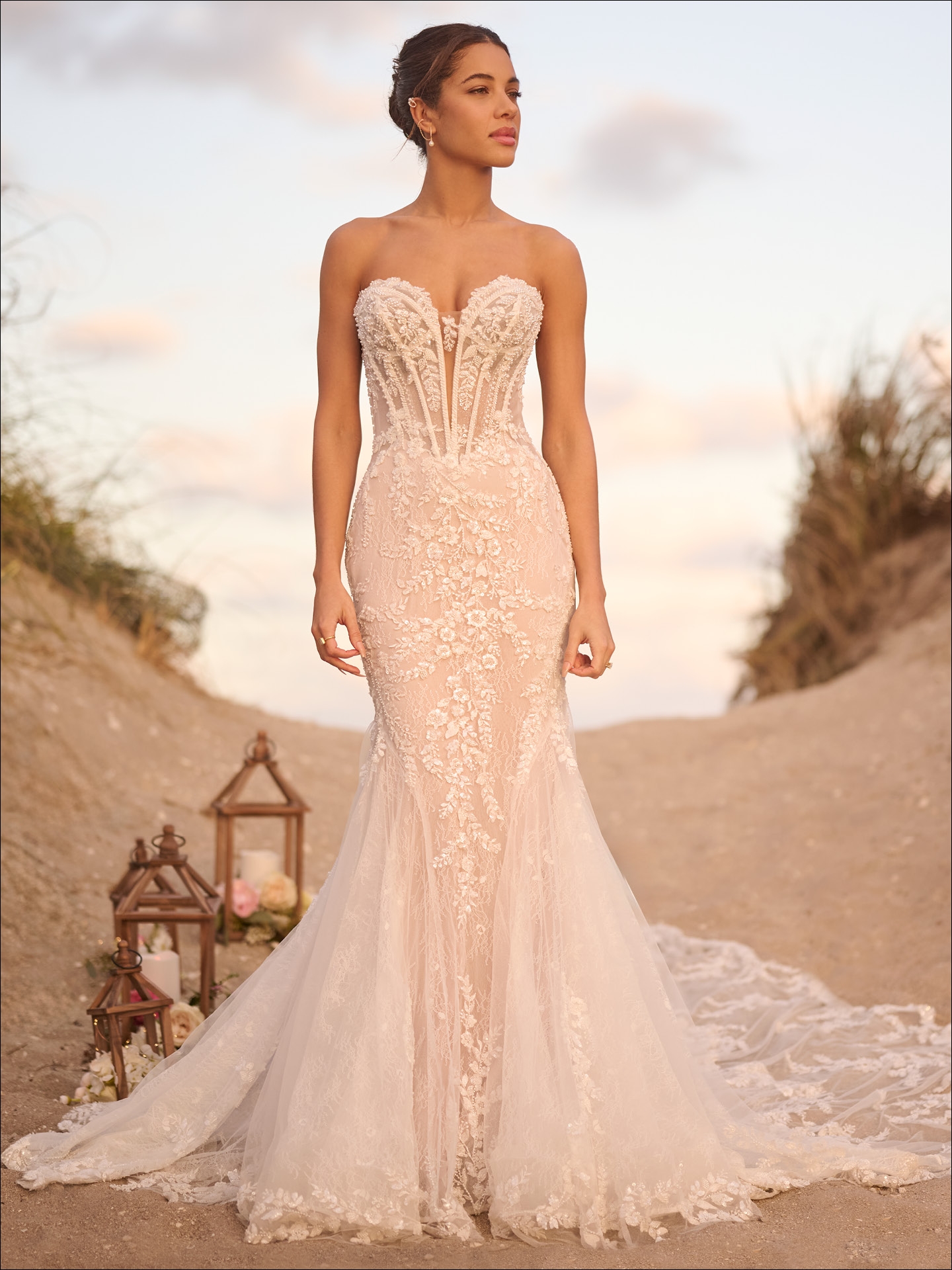 Maggie Sottero Benjie Royale Fit and Flare Wedding Dress PROMO10