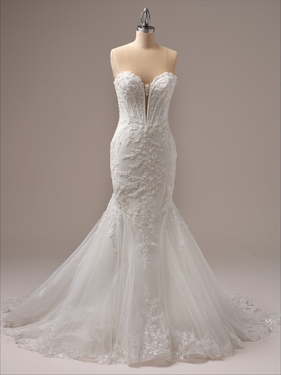 Maggie Sottero Benjie Royale Fit and Flare Wedding Dress Alt100