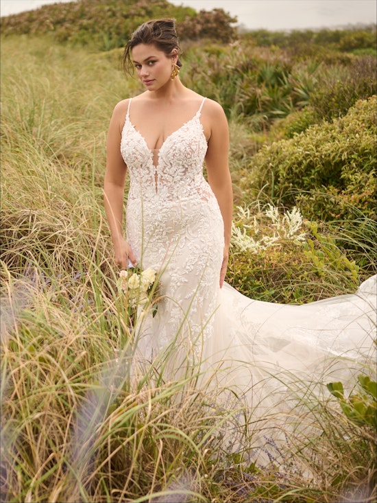 Maggie Sottero Bianca Fit and Flare Wedding Dress Curve-PROMO11