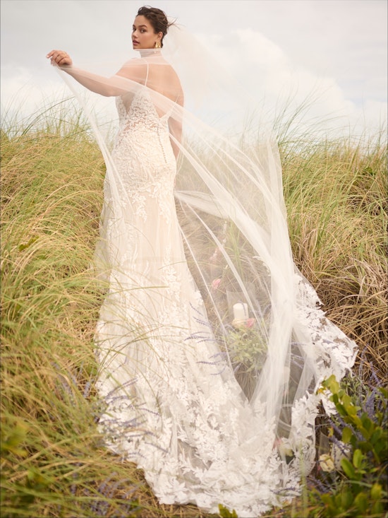 Maggie Sottero Bianca Fit and Flare Wedding Dress Curve-PROMO12