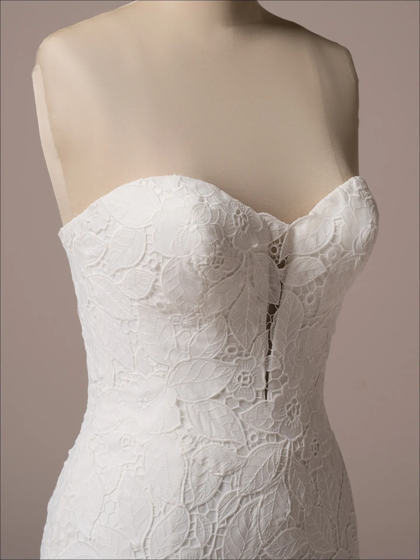 Maggie Sottero Dakota front view allover lace mermaid bridal dress