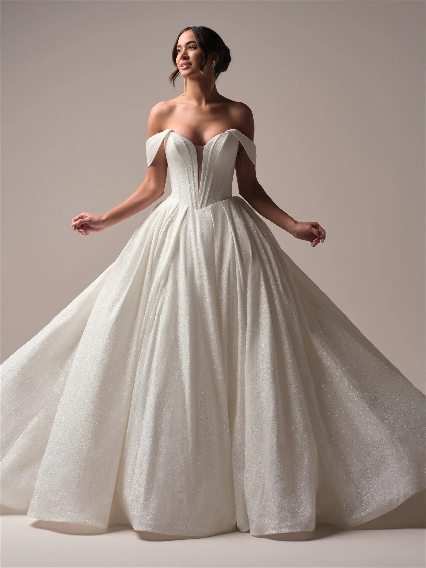 Maggie Sottero Derrick Royale ballgown front view