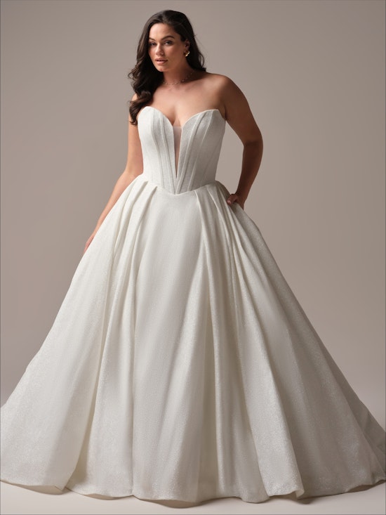 Maggie Sottero Derrick Royale Ballgown Wedding Dress Curve-Alt55