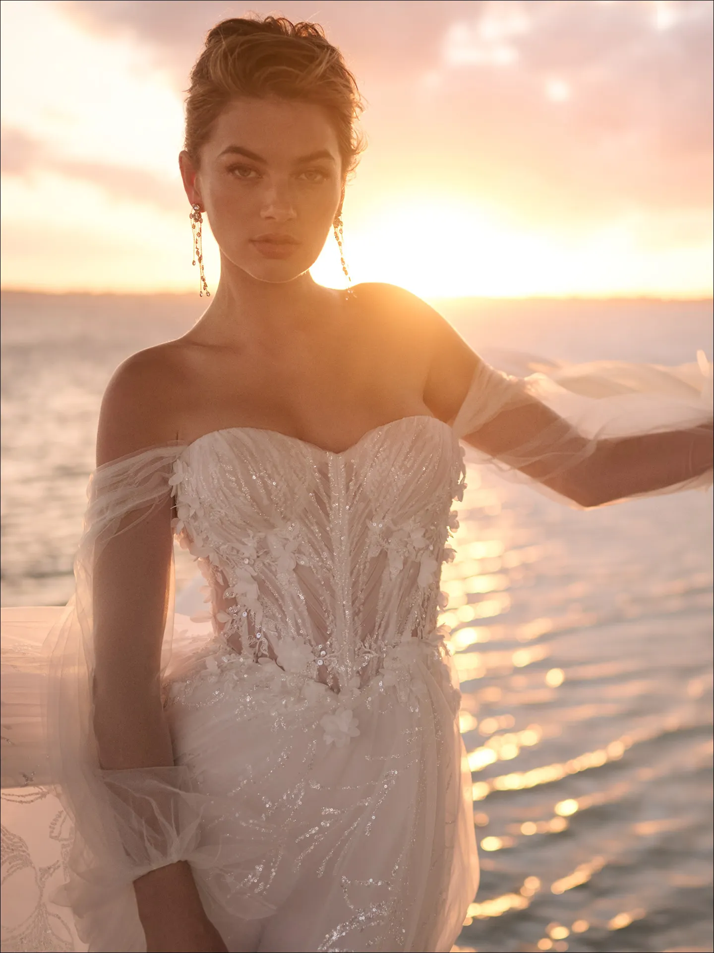 beaded wedding dresses ireland Delicate Sparkly A-line Dress | Maggie Sottero luxury beaded wedding dresses