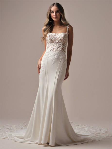 Maggie Sottero Isoline Fit and Flare Wedding Dress Alt50