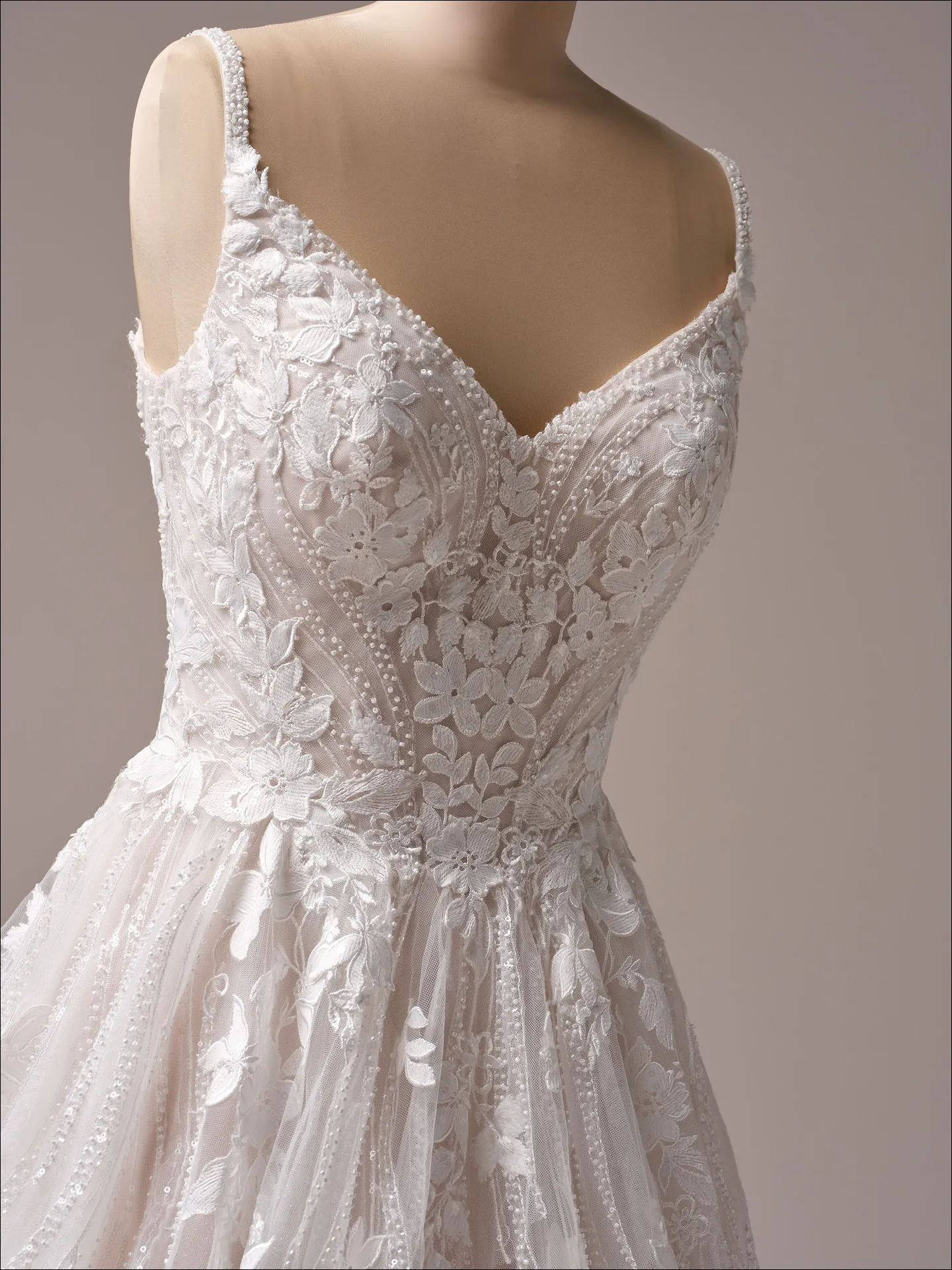 Maggie Sottero Juneau oversized bow accessory attached at back detail