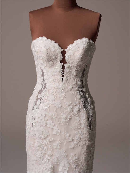 Maggie Sottero Malone Fit and Flare Wedding Dress Color3