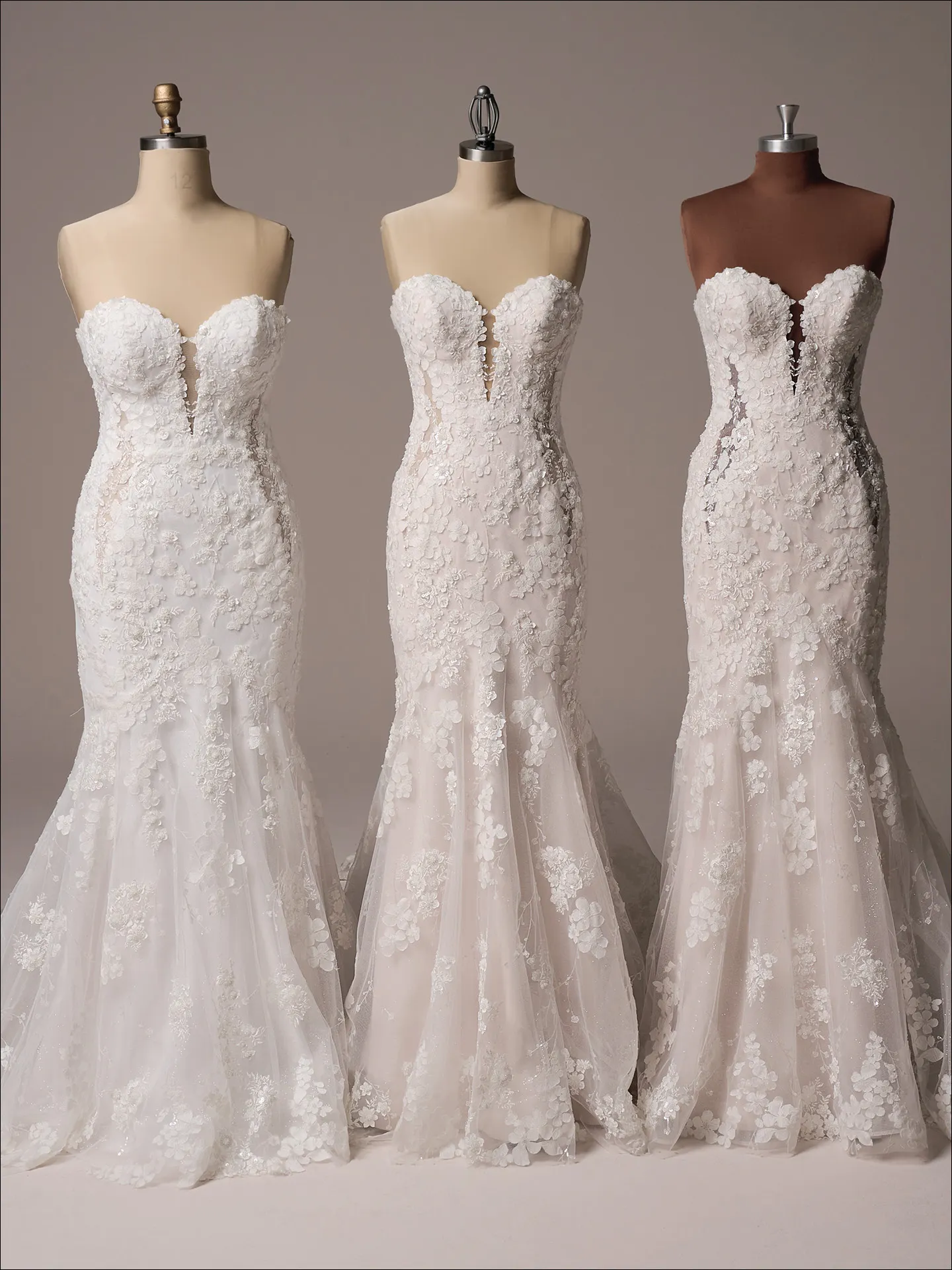 Maggie Sottero Liberty beading bodice detail without plunge neckline