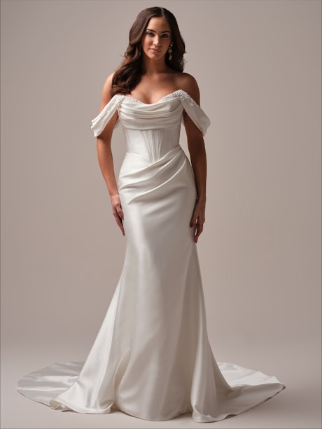Maggie Sottero Melissa Fit and Flare Wedding Dress Alt50