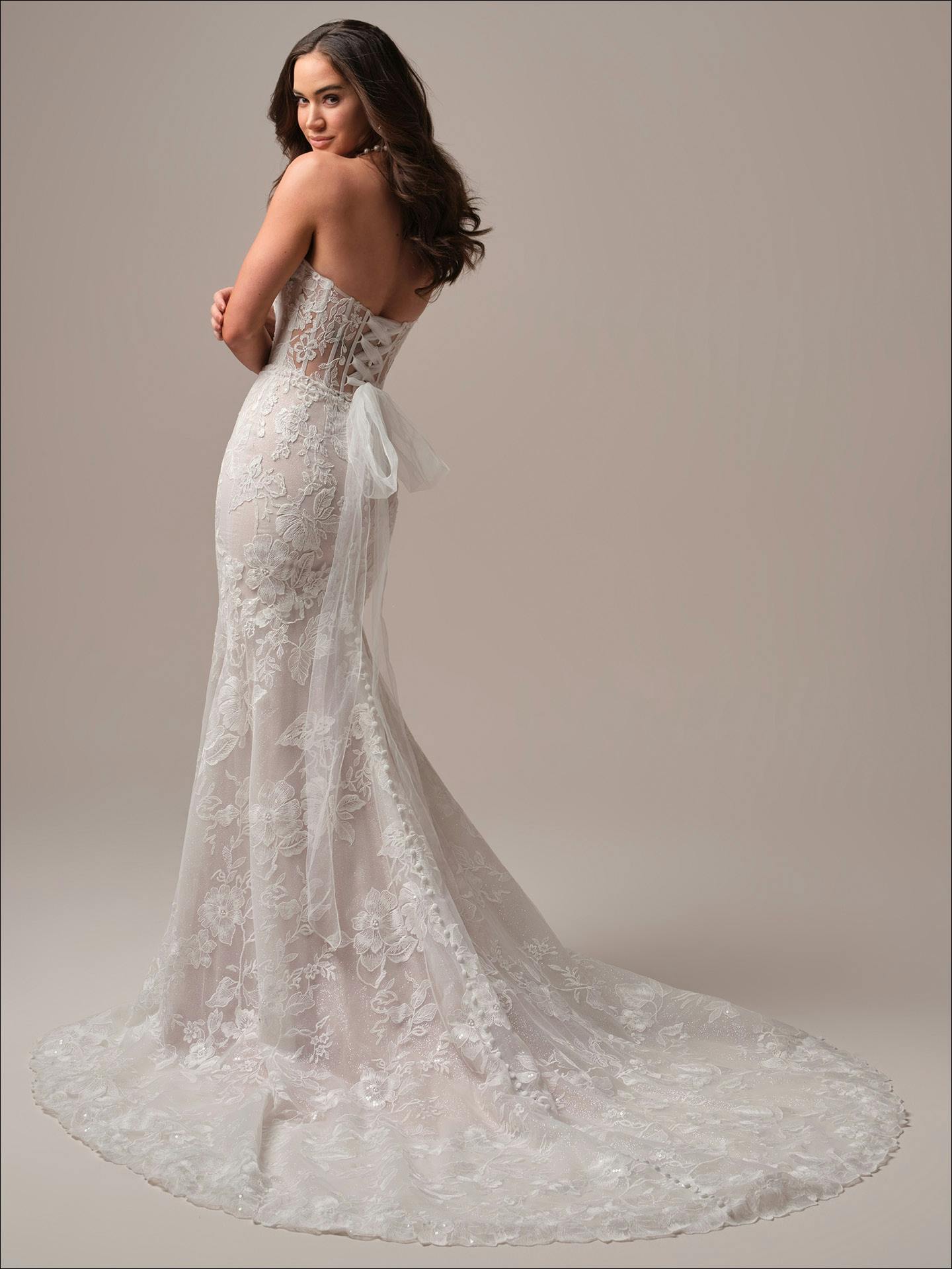 ウェディングドレス　マーメイド　インポートドレス　Maggie sottero Malone Sexy Plunge Illusion Mermaid Wedding Dress | Maggie