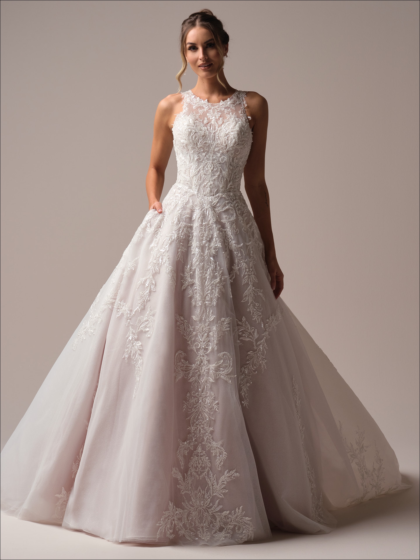Maggie Sottero Nina A line Wedding Dress Alt50