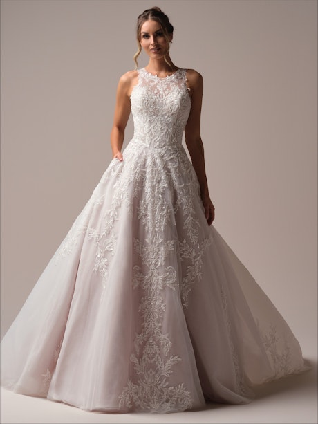 Maggie Sottero Nina A line Wedding Dress Alt50