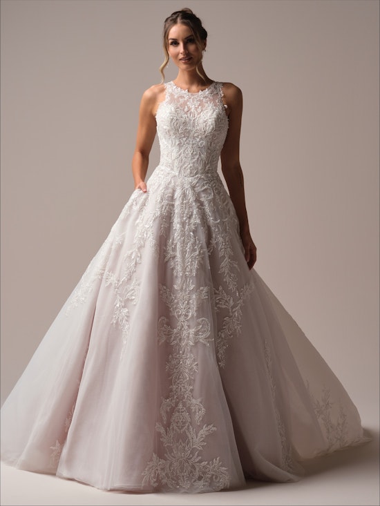 Maggie Sottero Nina A line Wedding Dress Alt50