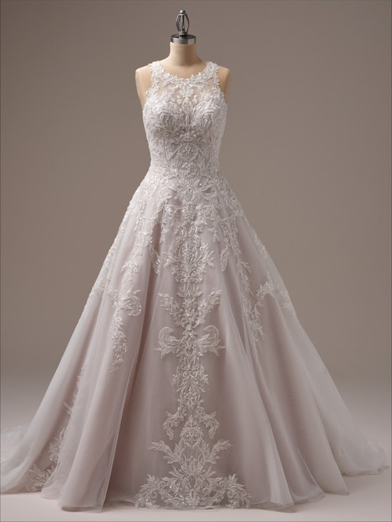 Maggie Sottero Nina A line Wedding Dress Alt100