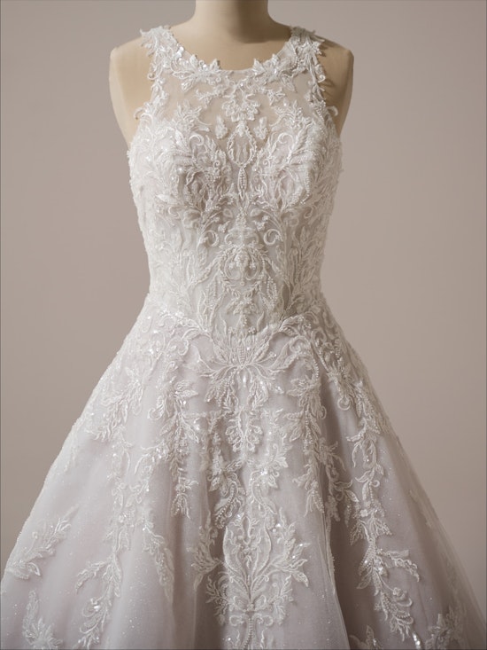 Maggie Sottero Nina A Line Wedding Dress Color2