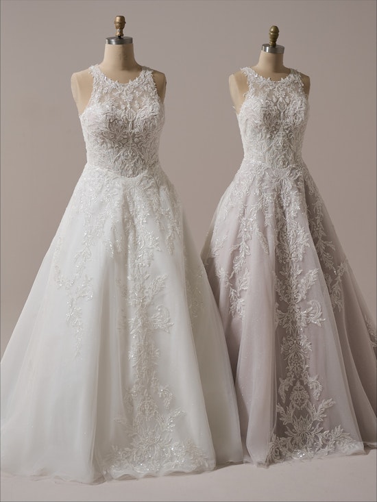 Maggie Sottero Nina A Line Wedding Dress Color3