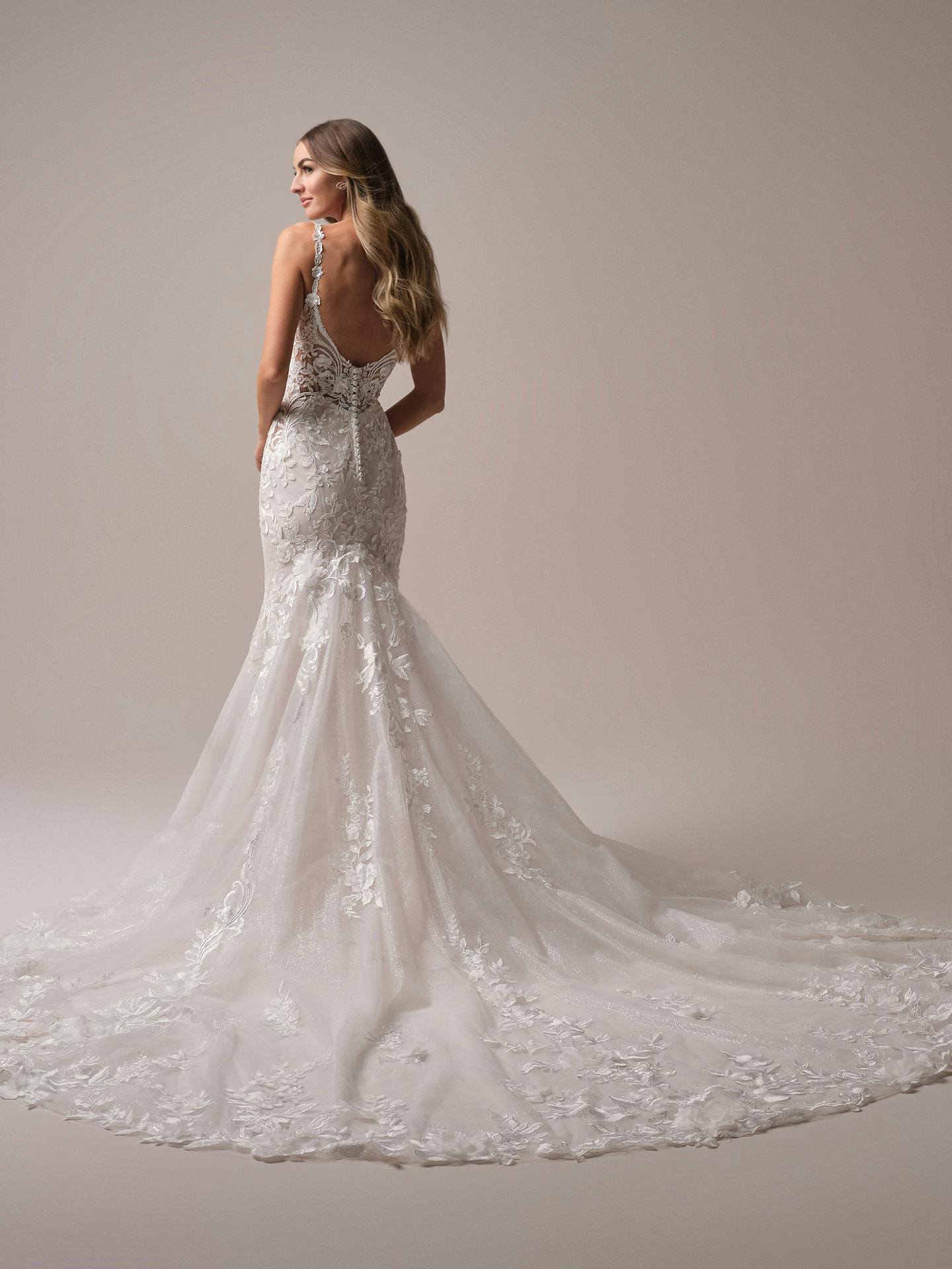 ウェディングドレス　マーメイド　インポートドレス　Maggie sottero Zeta Flirty Zeta Lace Tulle Mermaid Wedding Gown | Maggie