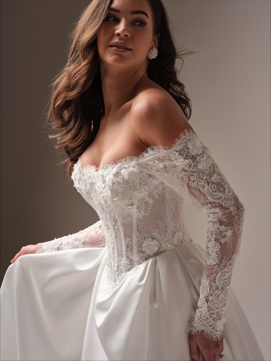 Maggie Sottero Takera Lane A line Wedding Dress Alt52