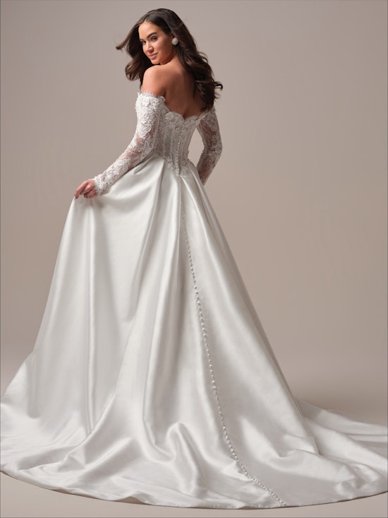 Maggie Sottero Takera Lane A line Wedding Dress Alt54