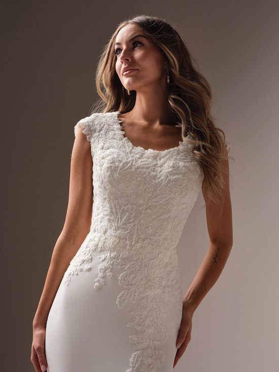 Rebecca Ingram Adeline Leigh Sheath Wedding Dress Alt51