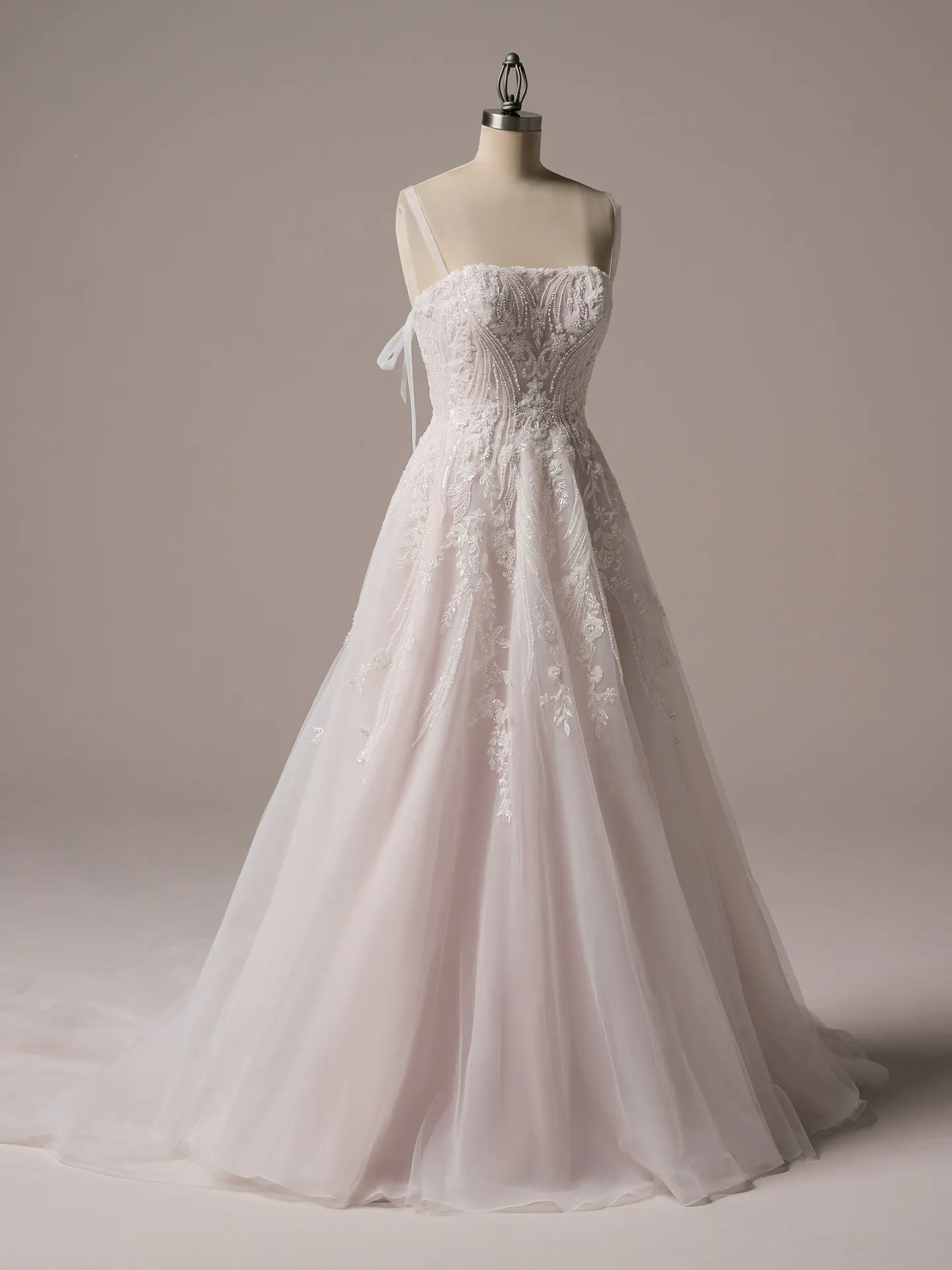 Rebecca Ingram Angie A-line Gown front view