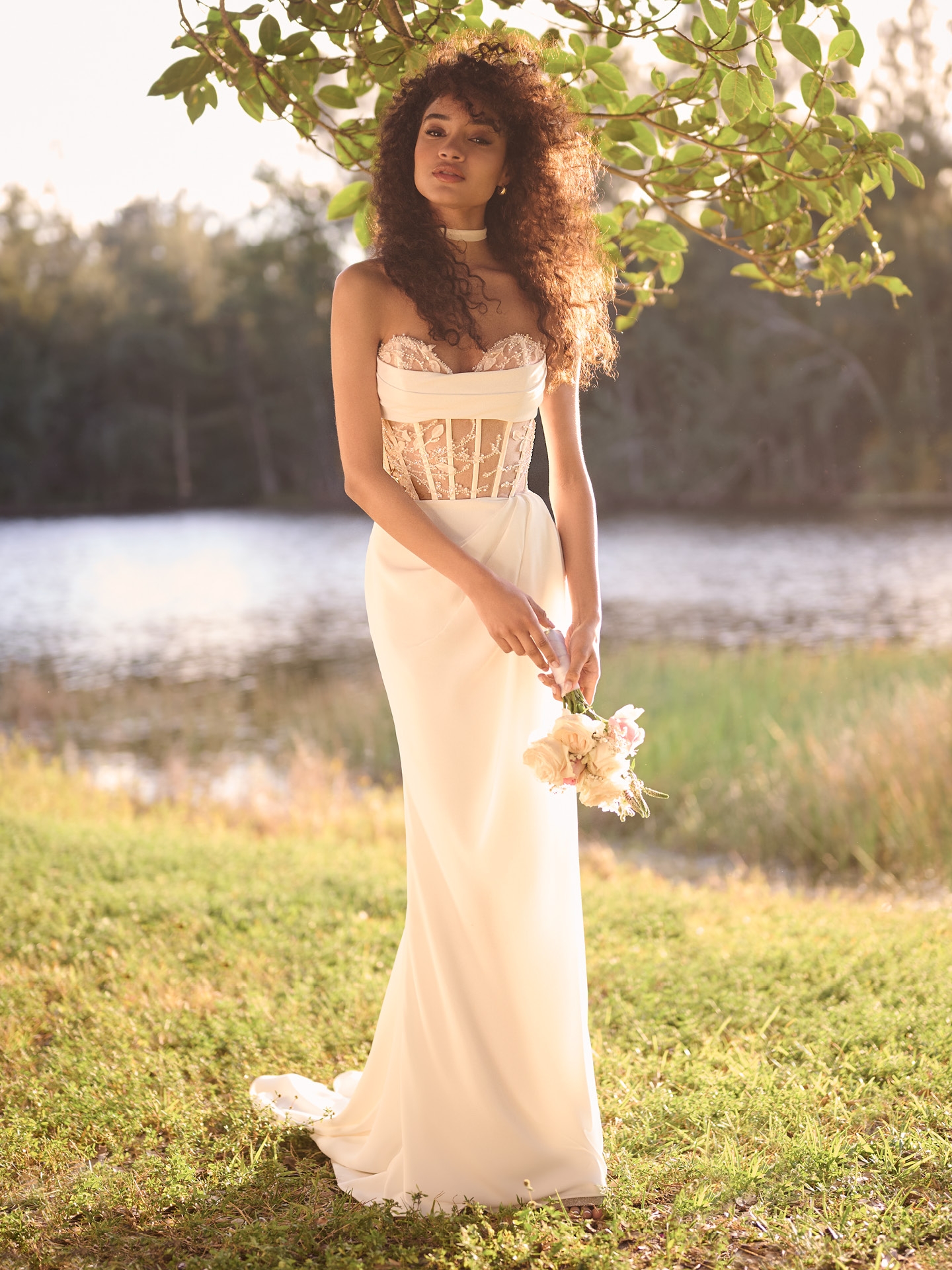 Rebecca Ingram Bree Sheath Wedding Dress PROMO10