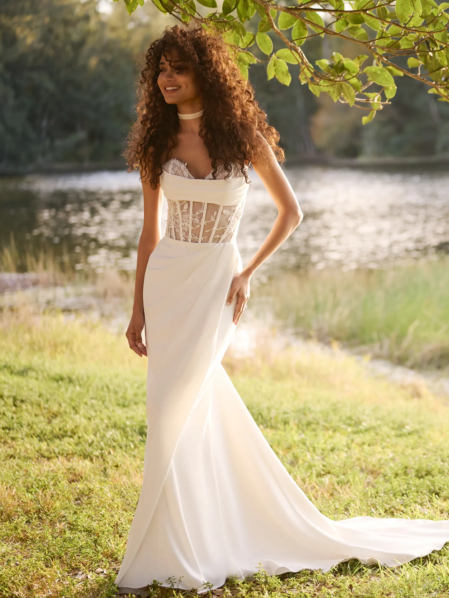Rebecca Ingram Bree Sheath Wedding Dress PROMO12