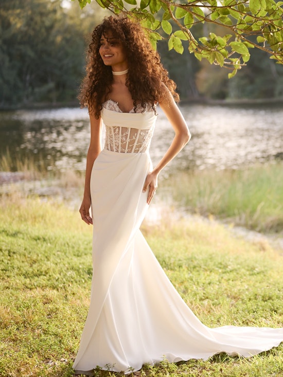 Rebecca Ingram Bree Sheath Wedding Dress PROMO12