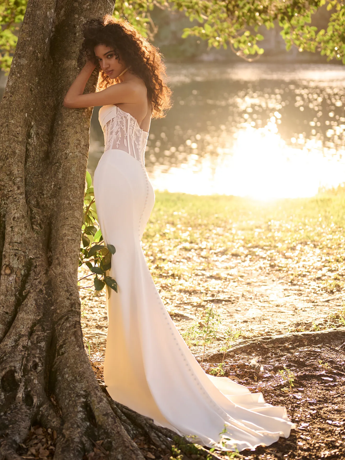 Rebecca Ingram Bree Sheath Wedding Dress PROMO13