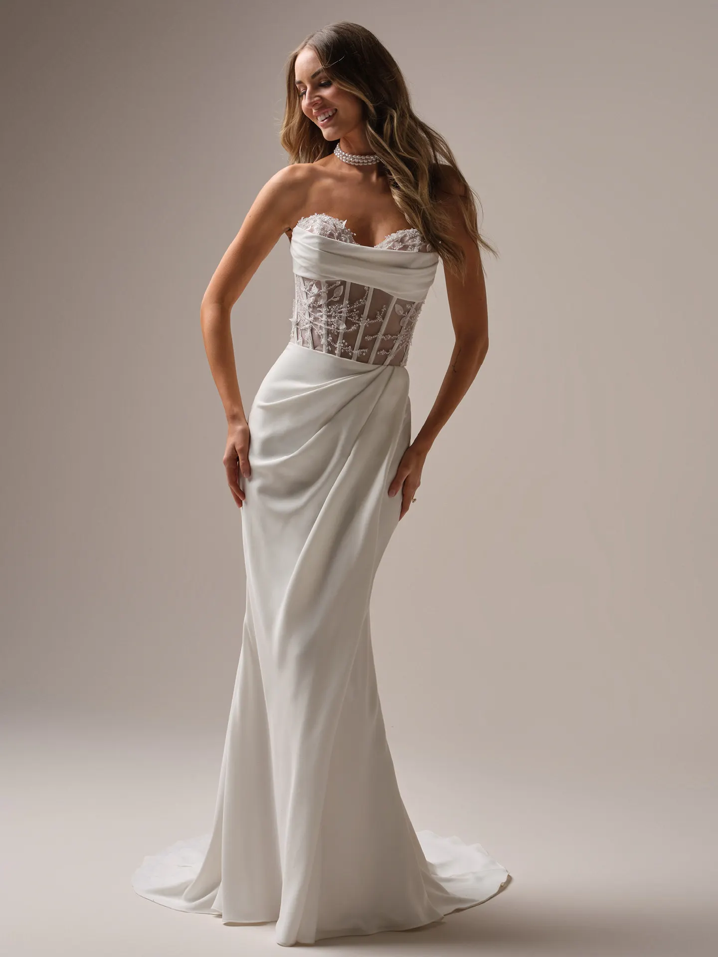 Rebecca Ingram Bree Sheath Wedding Dress Alt51