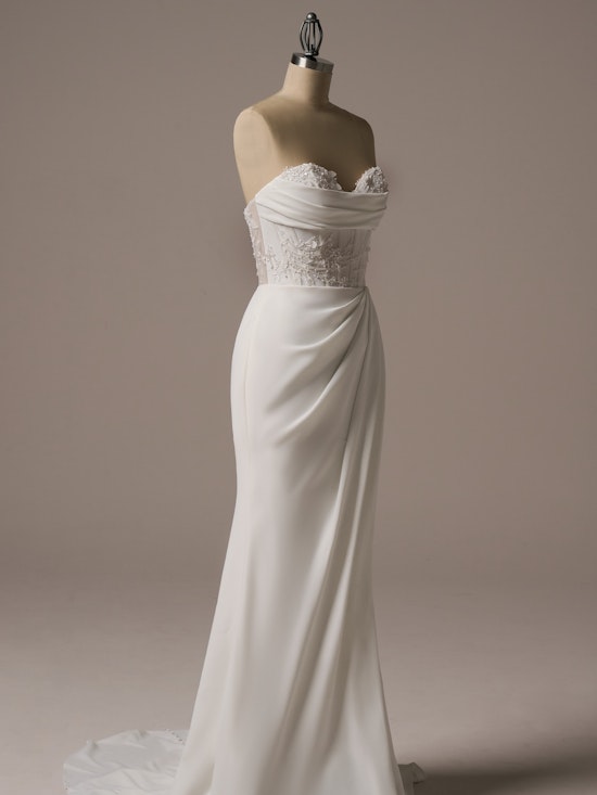Rebecca Ingram Bree Sheath Wedding Dress Alt100