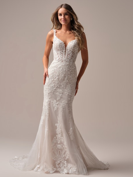 Rebecca Ingram Candice Sheath Wedding Dress Alt50
