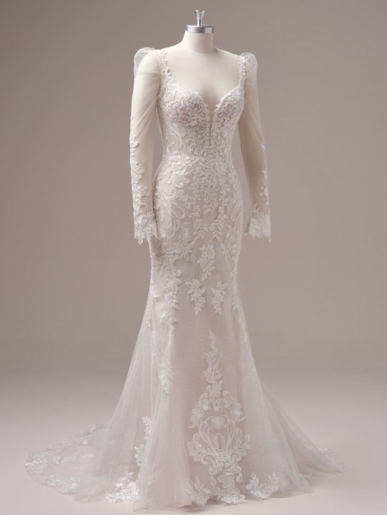 Rebecca Ingram Candice Sheath Wedding Dress Alt100