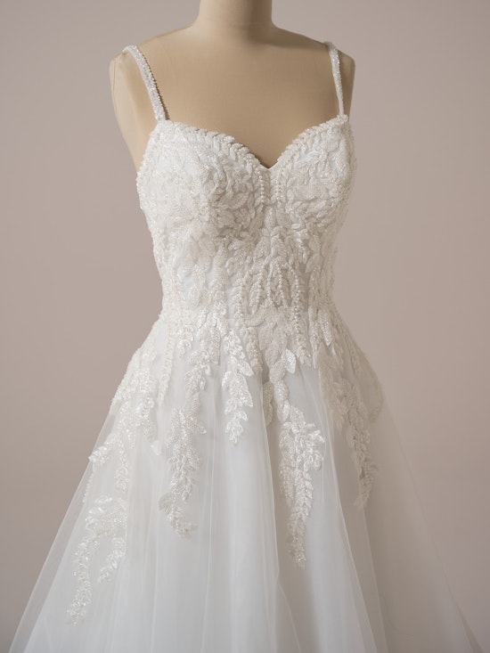 Rebecca Ingram Carmen A line Wedding Dress Alt100