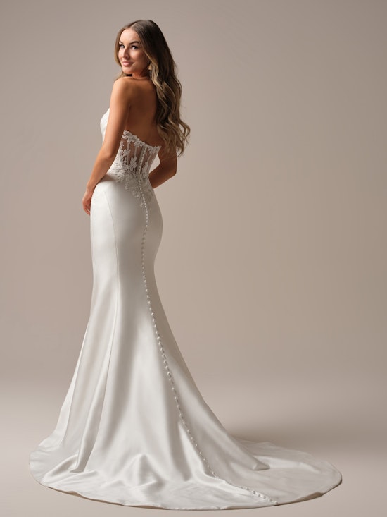 Rebecca Ingram Cindy Fit and Flare Wedding Dress Alt54