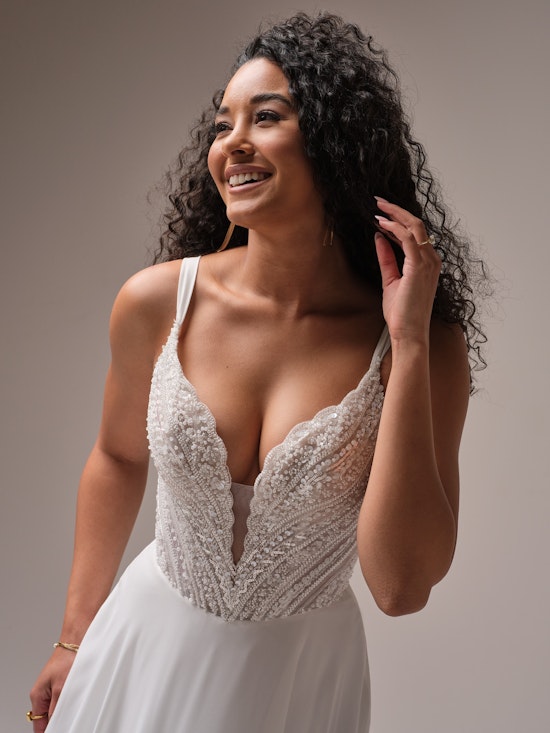 Rebecca Ingram Clara A line Wedding Dress Alt51
