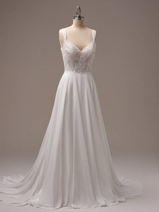 Rebecca Ingram Clara A line Wedding Dress Alt100