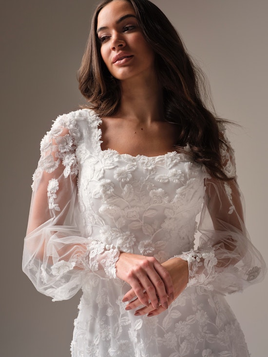 Rebecca Ingram Ellamay A line Wedding Dress Alt51