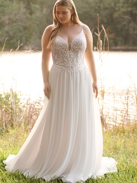 Rebecca Ingram Finley A line Wedding Dress PROMO10