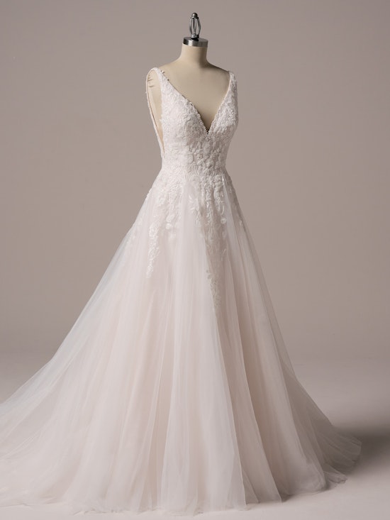 Rebecca Ingram Honor A line Wedding Dress Alt100