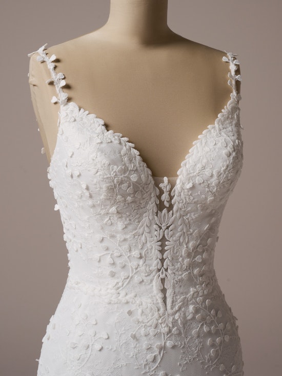 Rebecca Ingram Isabella Fit and Flare Wedding Dress Alt101