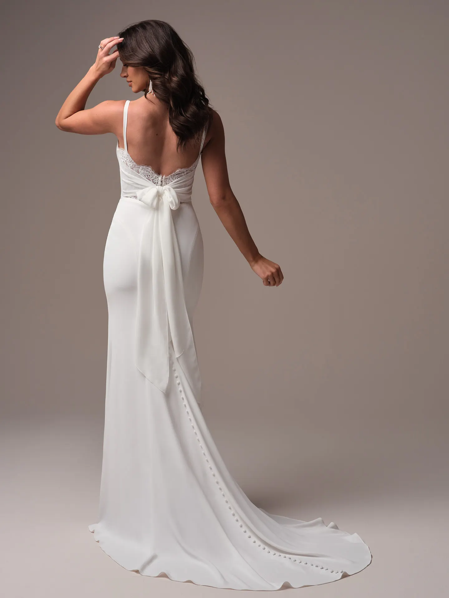 Rebecca Ingram Jazzy Sheath Wedding Dress Alt52