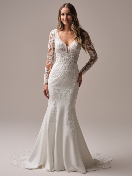 Rebecca Ingram Larissa Sheath Wedding Dress Alt50