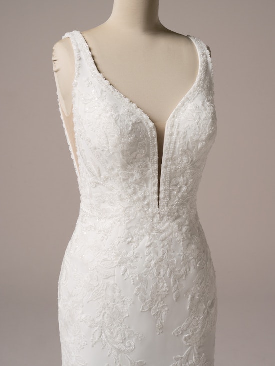 Rebecca Ingram Larissa Sheath Wedding Dress Alt100