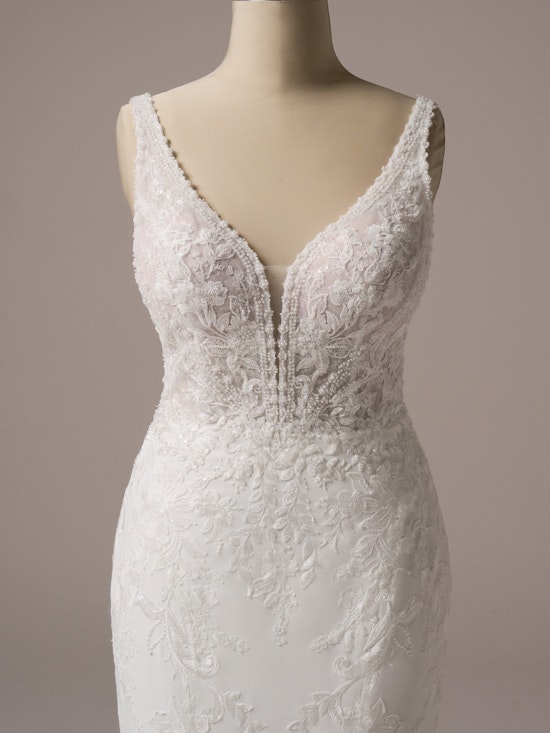 Rebecca Ingram Larissa Sheath Wedding Dress Color1