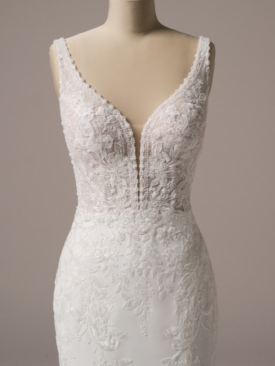 Rebecca Ingram Larissa Sheath Wedding Dress Color2