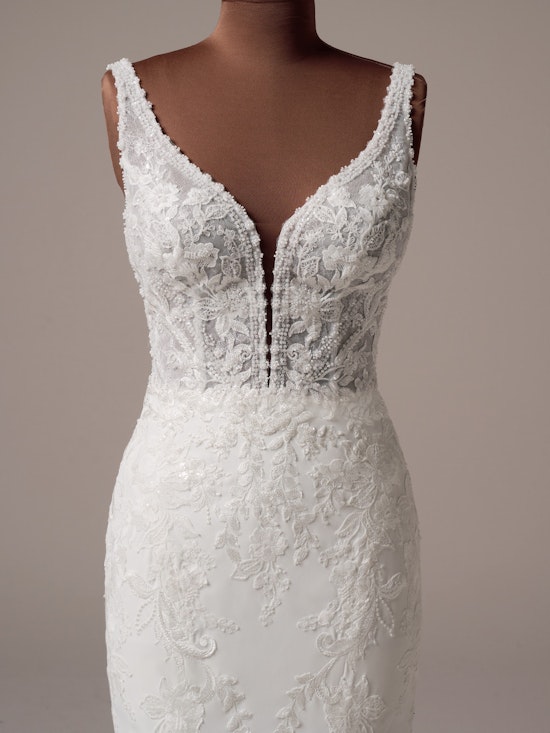 Rebecca Ingram Larissa Sheath Wedding Dress Color3