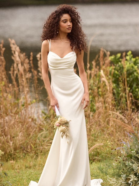 Rebecca Ingram Oakley Sheath Wedding Dress PROMO10