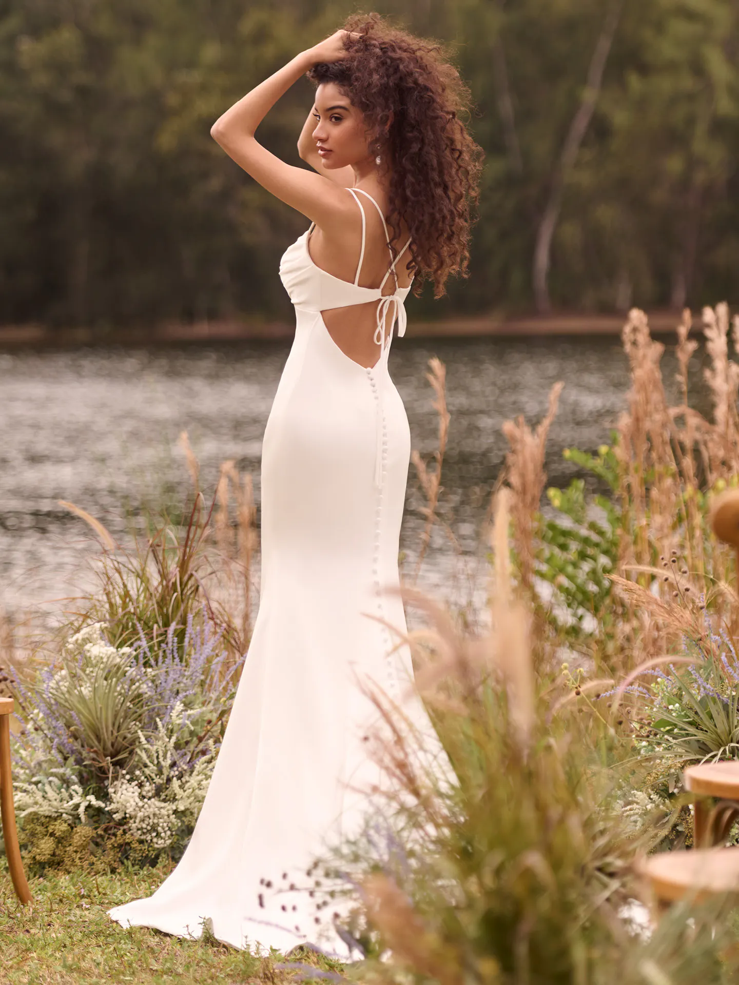 Rebecca Ingram Oakley Sheath Wedding Dress PROMO12