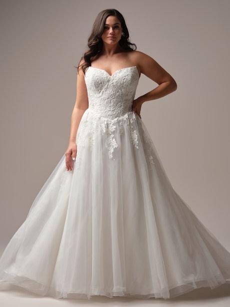 Rebecca Ingram Paige Ballgown Wedding Dress Curve-Alt58